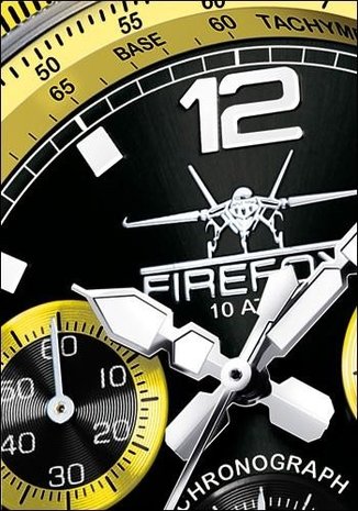 FireFox Chronograph FIGHTER FFS05-108 black / yellow