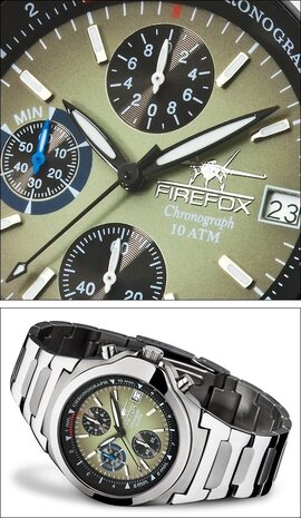 FireFox Chronograph CLASSIC FFS06-115 green / olive