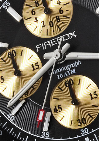 FireFox Chronograph SHOOTER FFS07-102 black / gold