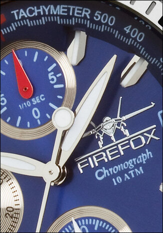 FireFox Chronograph ERASER FFS16-103 blue