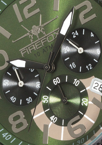 FireFox Chronograph SKYDIVER FFS20-115 carbon black / green