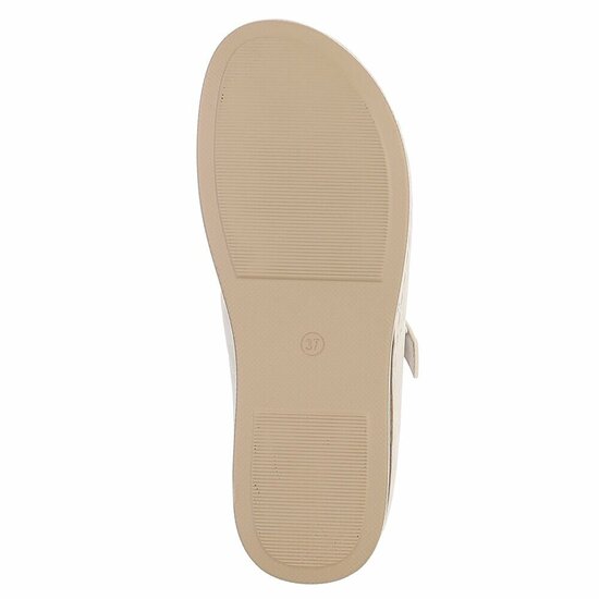 Dames medi comfort slippers - bruin