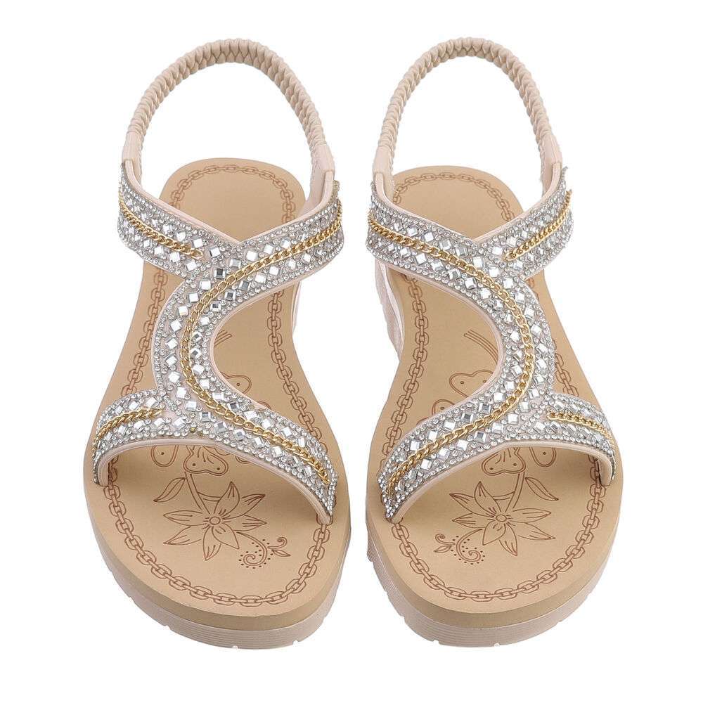 Sandalen met top steentjes dames