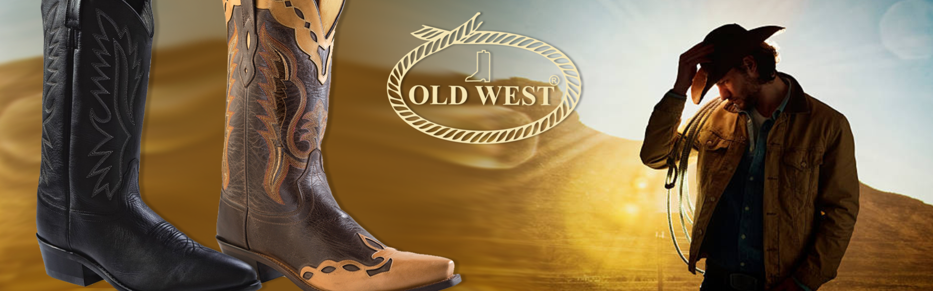 OLD-WEST-western-laarzen-|-Heren