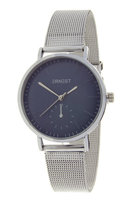 Ernest ZENNA dameshorloge met stalen band - zilver / blauw