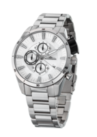 Thunderbirds FightingSteelPro chronograph herenhorloge met stalen band - zilver
