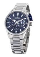 Thunderbirds FightingSteelPro chronograph herenhorloge met stalen band - blauw
