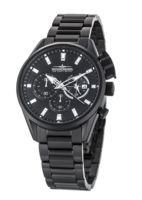 Thunderbirds FightingSteelPro chronograph herenhorloge met stalen band - zwart