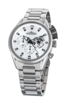 Thunderbirds FightingSteelPro chronograph herenhorloge met stalen band - zilver