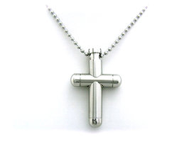 Ketting + hanger staal - Kruis