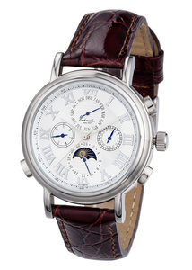 Burgmeister BM358-332 Lucan, Gents automatisch horloge, analoog display -  waterbestendig, stijlvolle leerriem, Classic heren horloge | Fruugo NL
