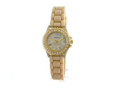 Geneva Ice horloge - beige